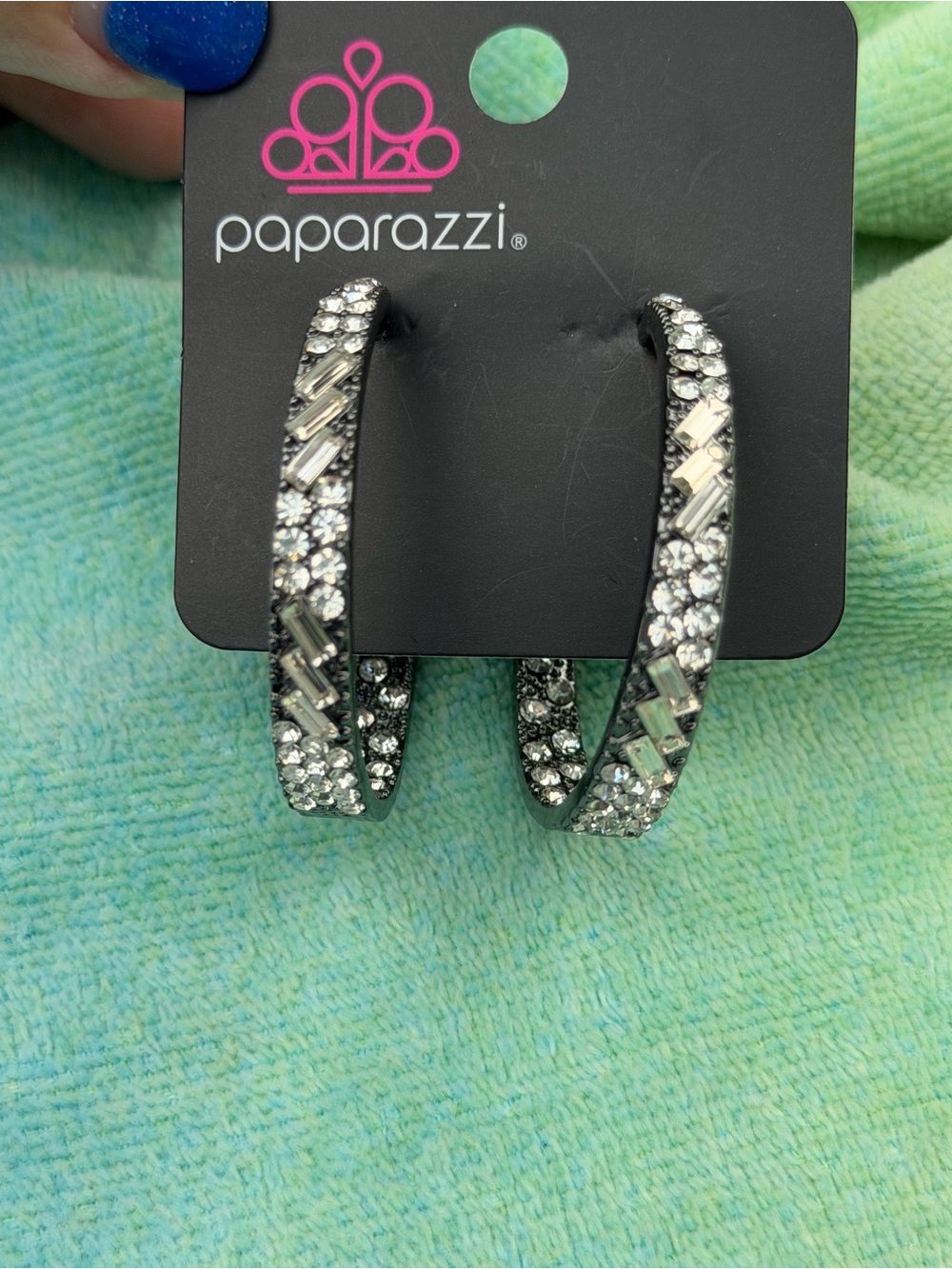 Paparazzi Glitzy by Association Hoop Earrings